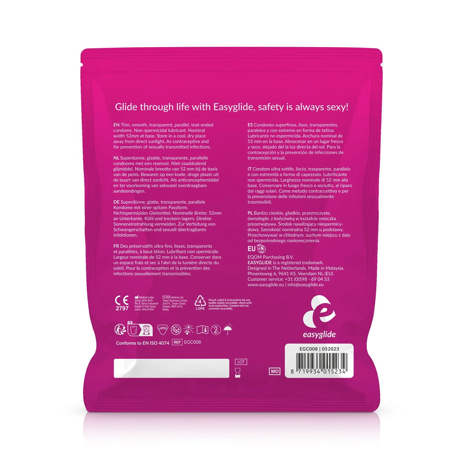 EasyGlide Extra Thin Kondomer 40-pack - Image 4