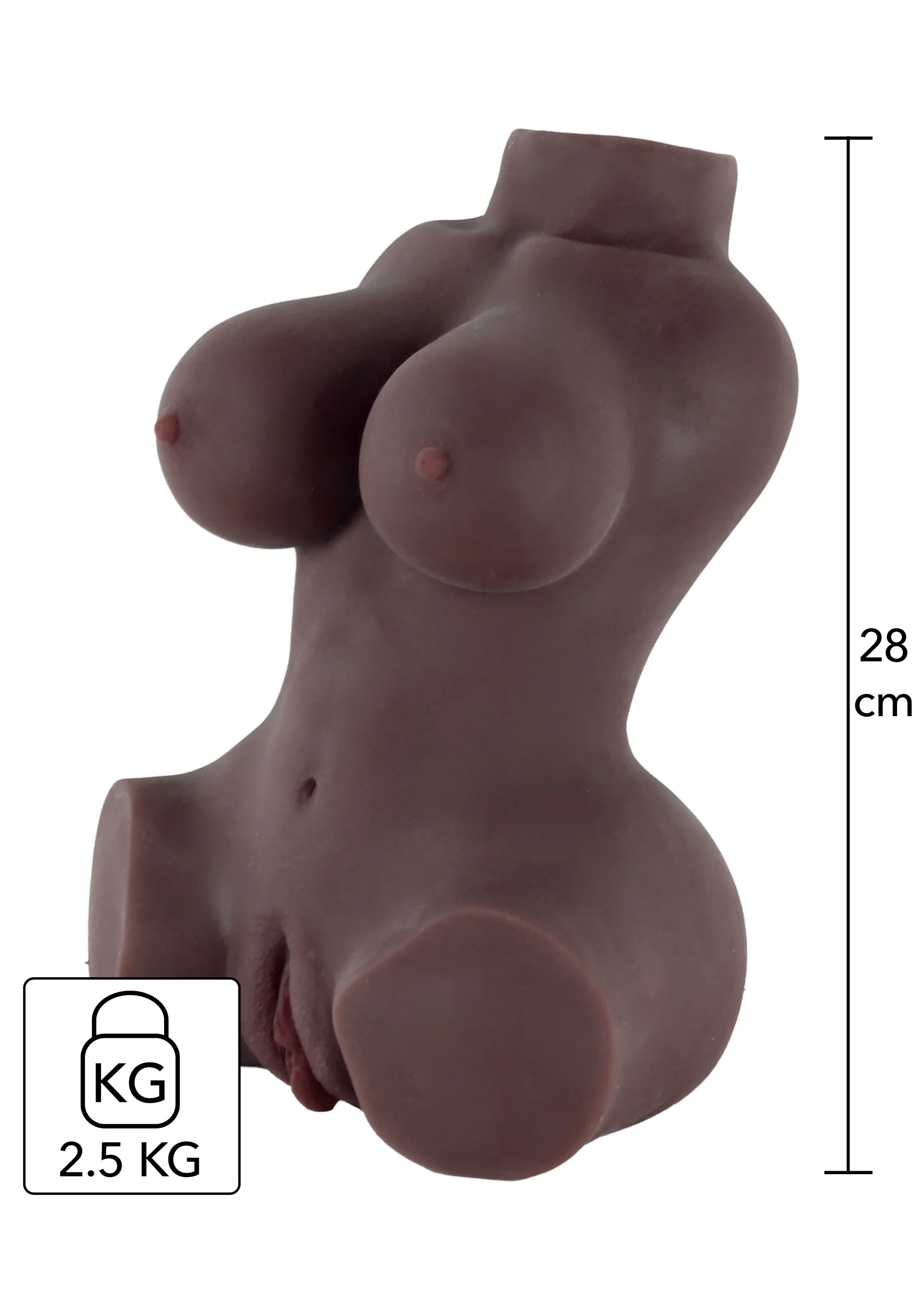 Ebony Fuck Goddess Masturbator 2,5 kg - Image 5
