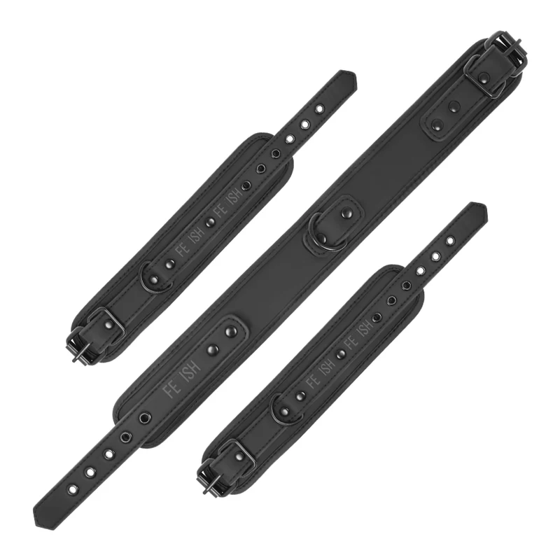 Fetish Submissive Collar & Cuffs - Image 3