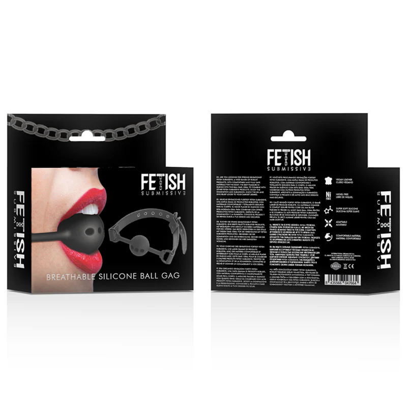 Fetish Submissive Silicone Ball Gag - Image 7