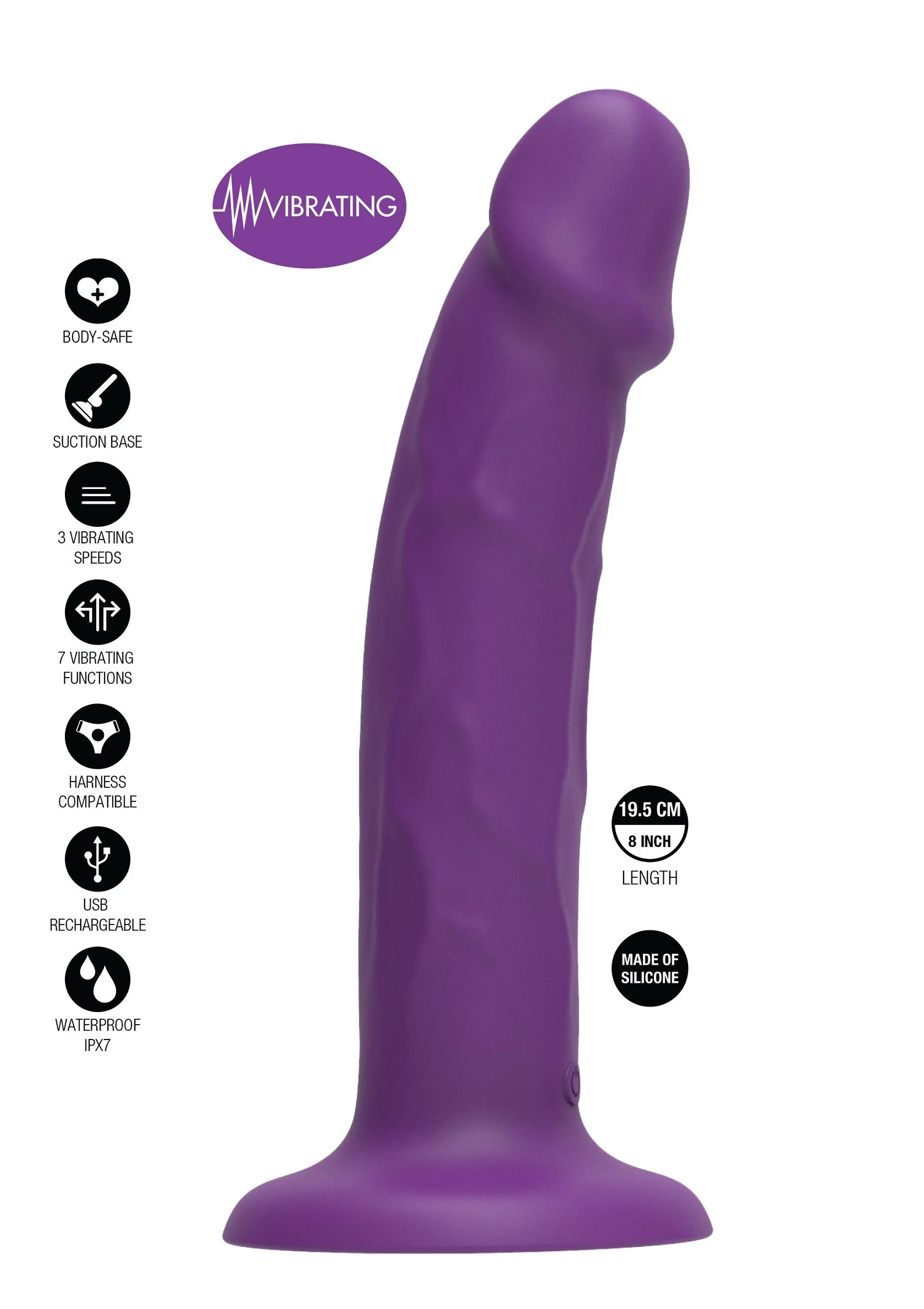 Get Real TOYJOY Vibrator 19 cm - Image 11
