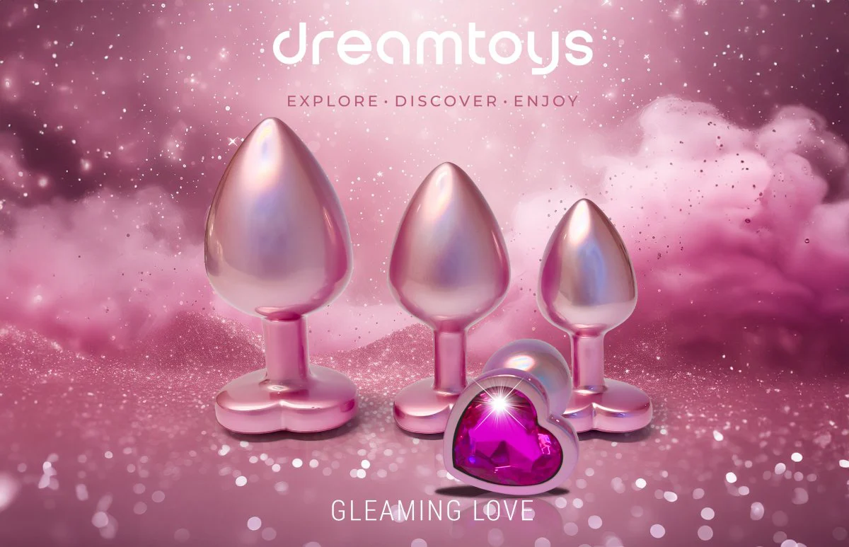 Gleaming Love Pearl Pink Buttplug Set - Image 5