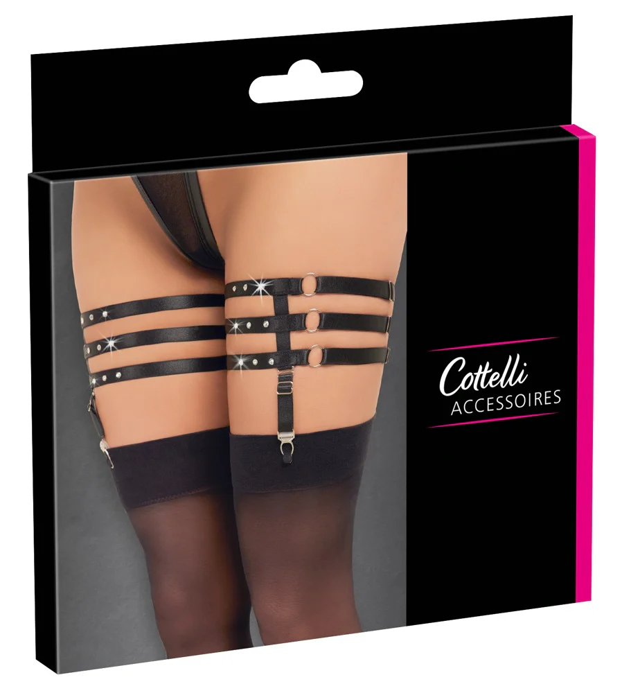 Glittrande Strass Strumpeband - Image 5
