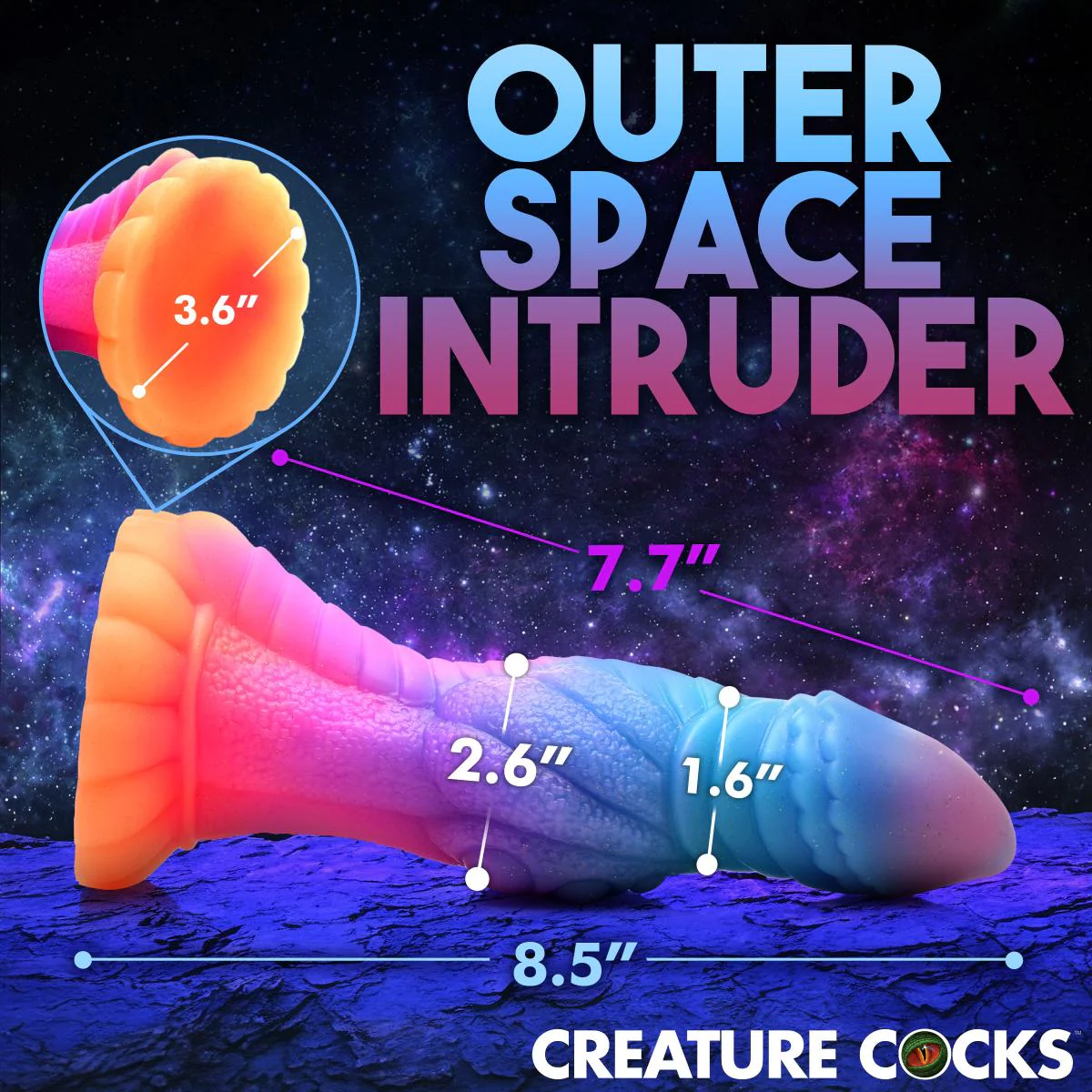 Glow-In-The-Dark Alien Dildo - Image 7