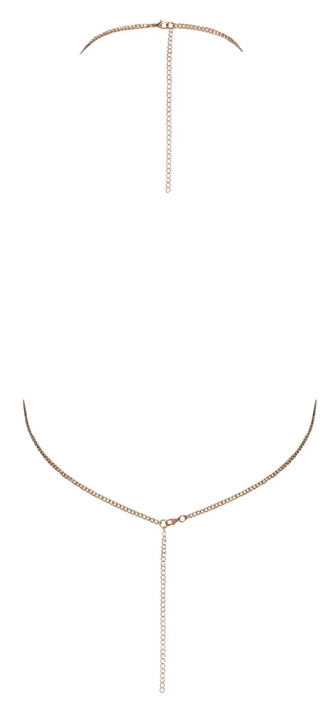 Guldig Kedjetopp Med Strass - Image 4