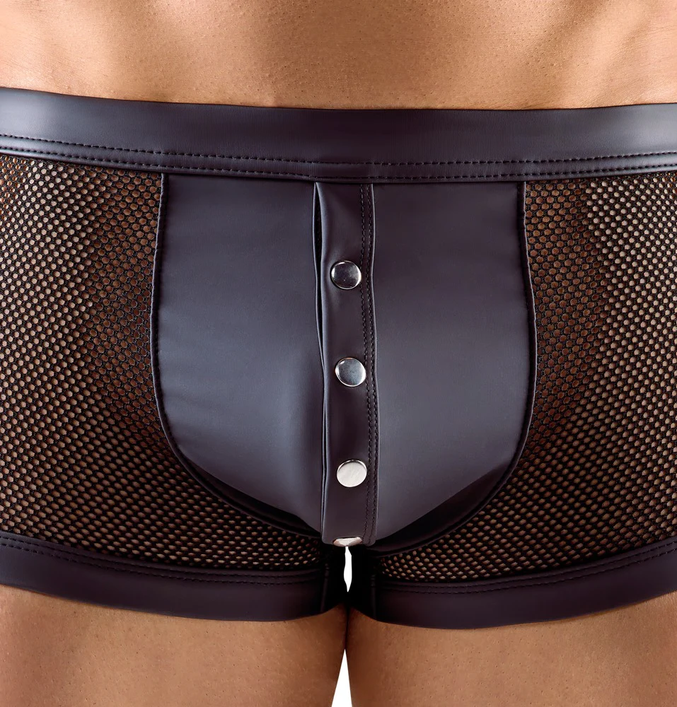 Herrboxer i Svart Mesh - Image 2