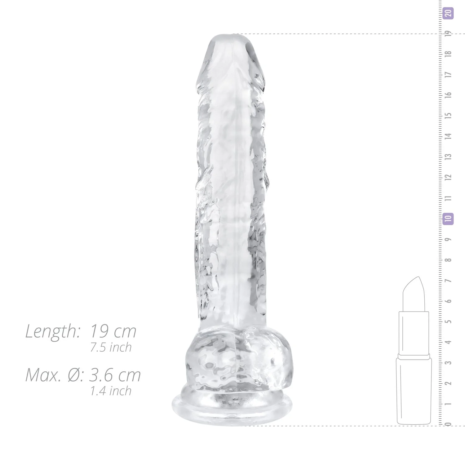Jellydildo Med Kulor 17 cm - Image 5
