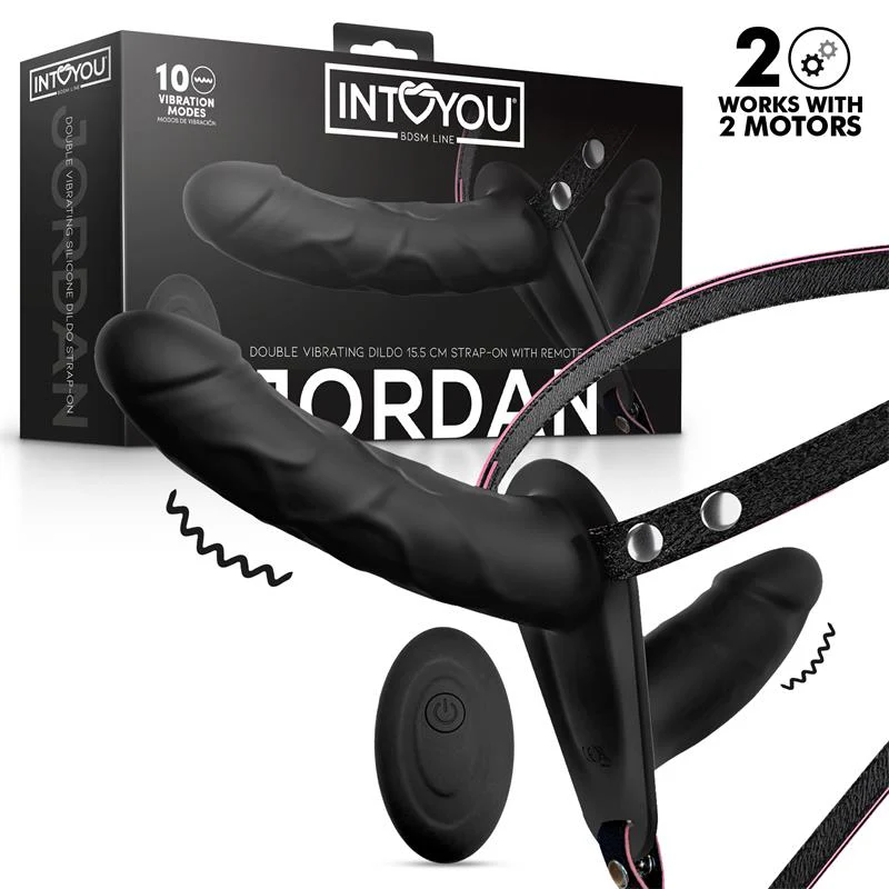 Jordan Dubbel Strap-On Vibrator
