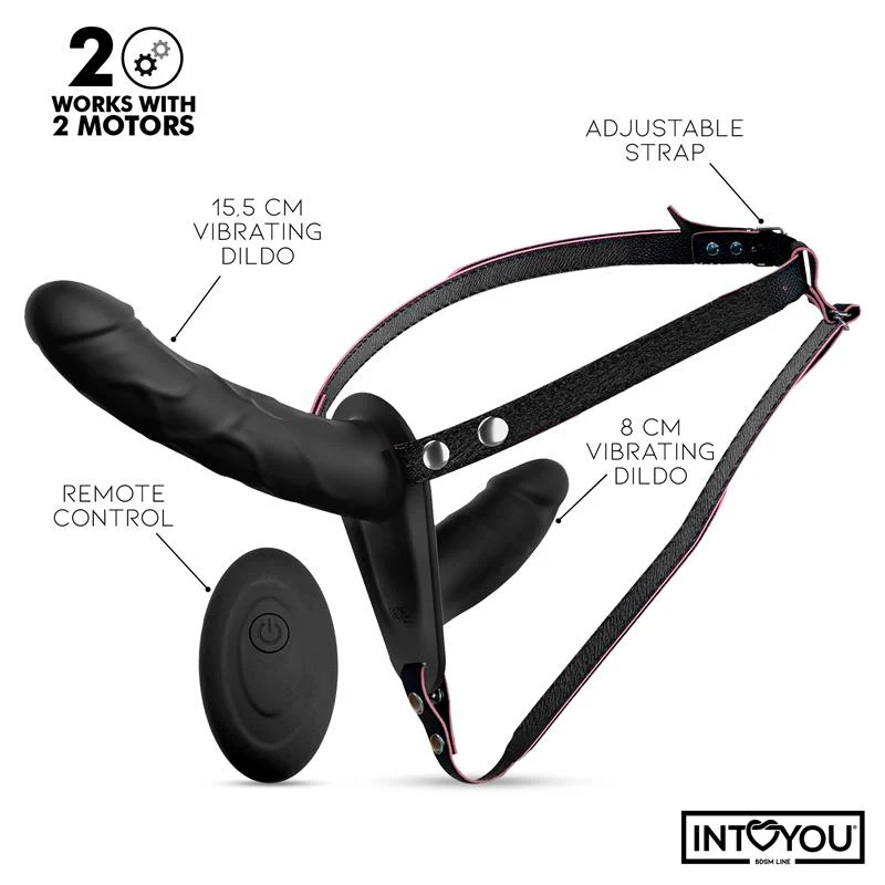 Jordan Dubbel Strap-On Vibrator - Image 2