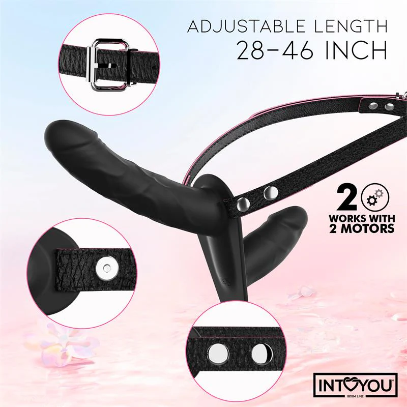 Jordan Dubbel Strap-On Vibrator - Image 6