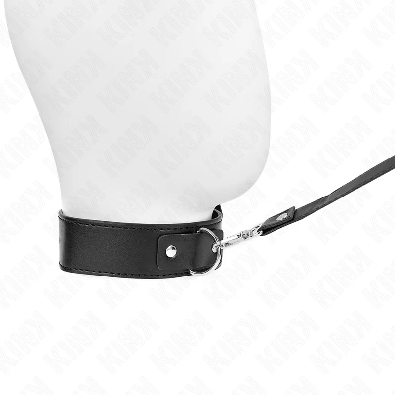 KINK Halsband med Koppel Svart - Image 3