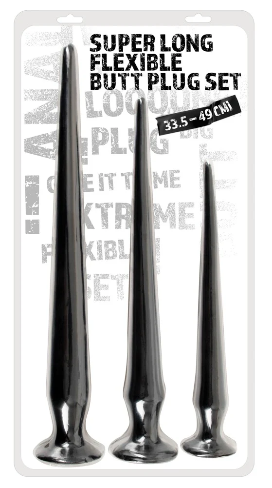 Långa Flexibla Buttplug Set - Image 4