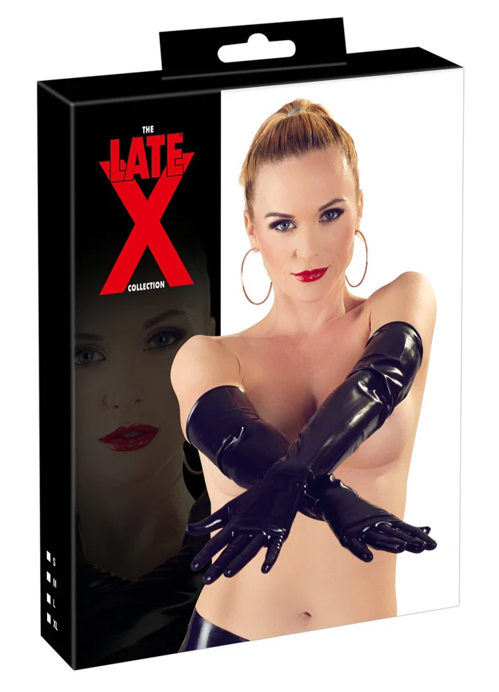 Långa Latexhandskar - Image 5