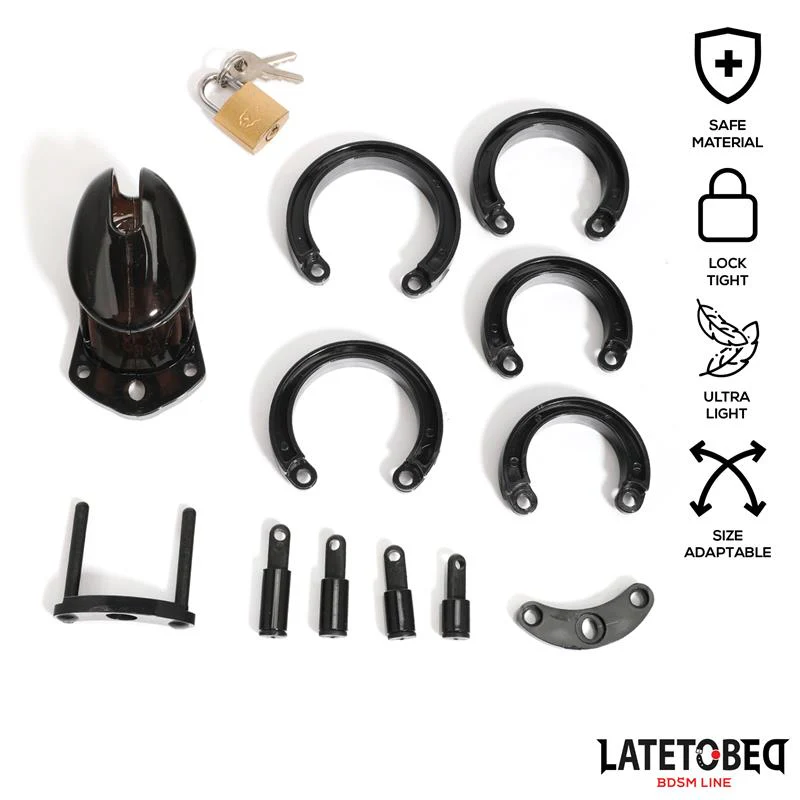 Latetobed Chastity Cage Black - Image 4