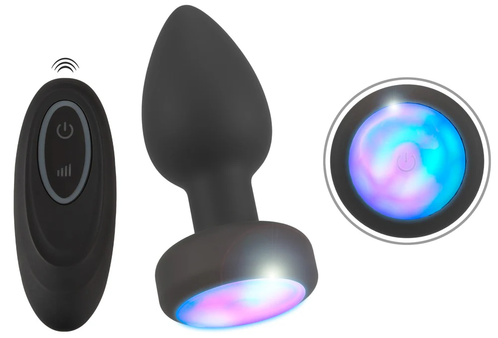 LED Buttplug med Vibration