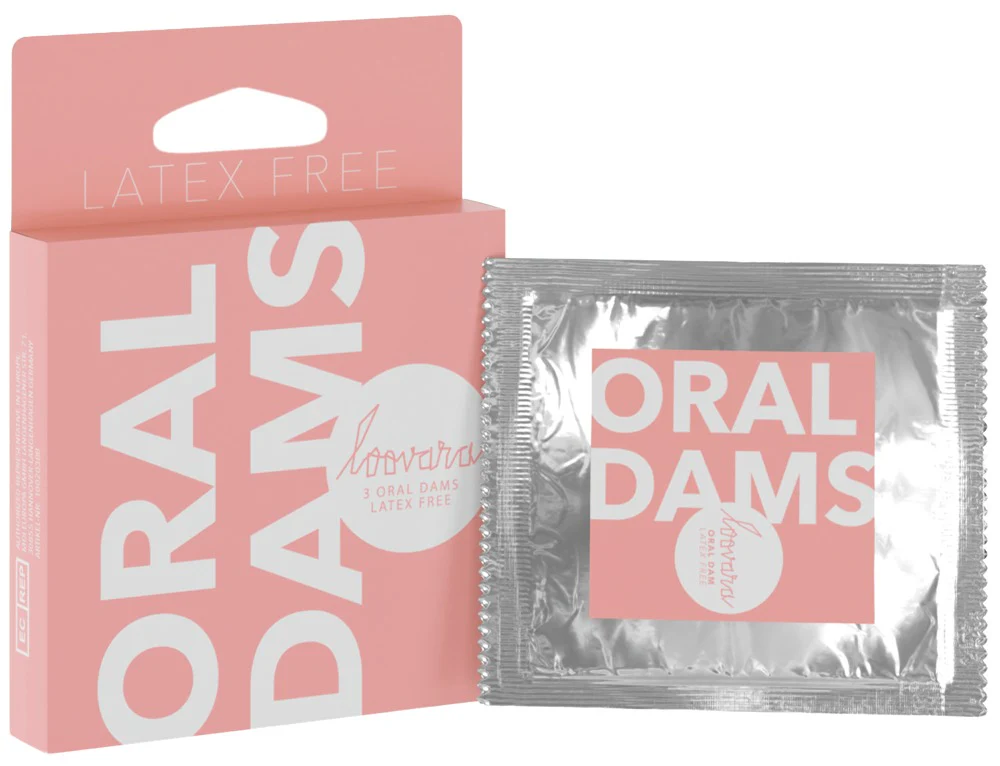 Loovara Oral Dams Latexfria 3-pack