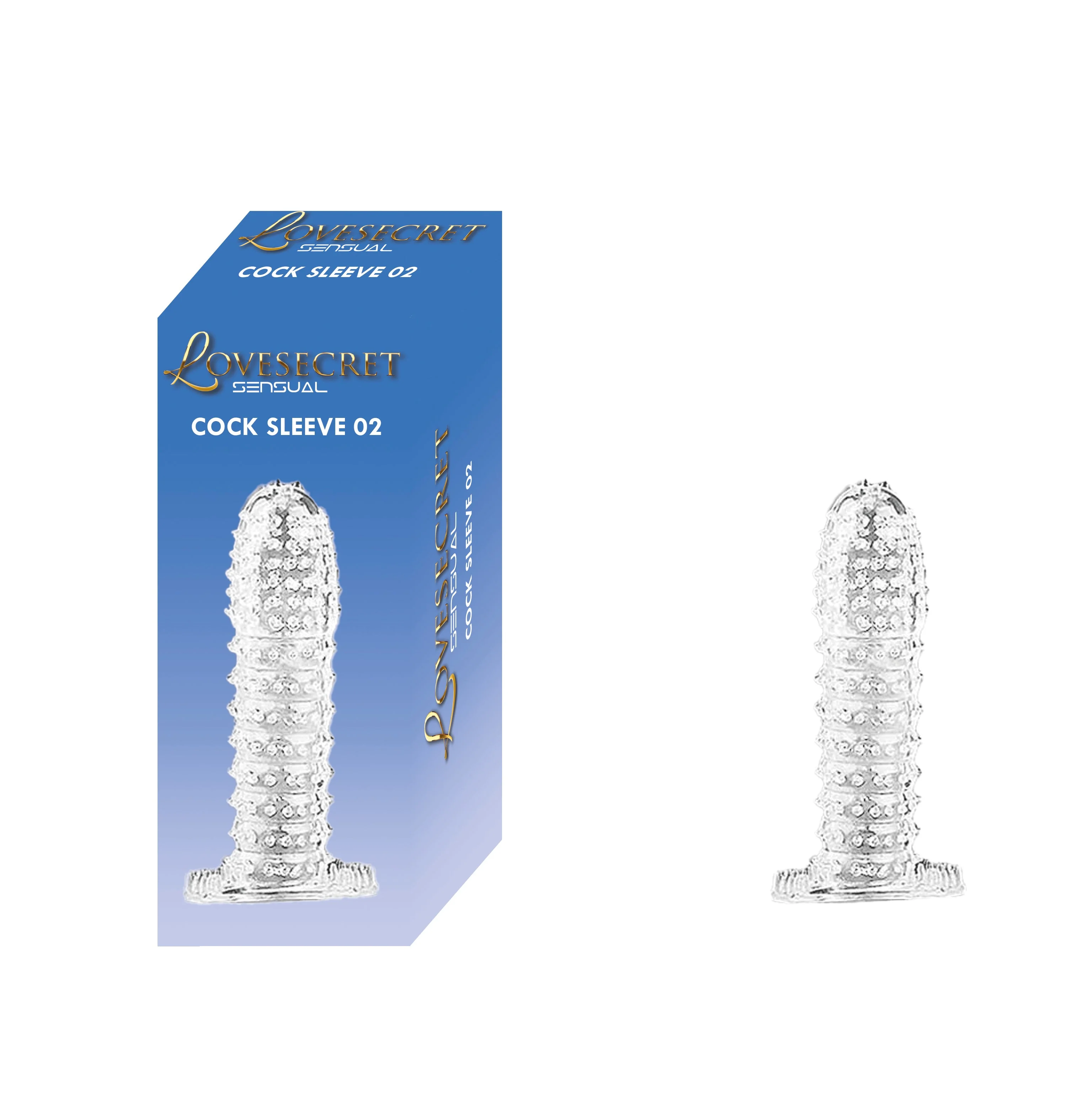 LS38 Ribbed Penissleeve