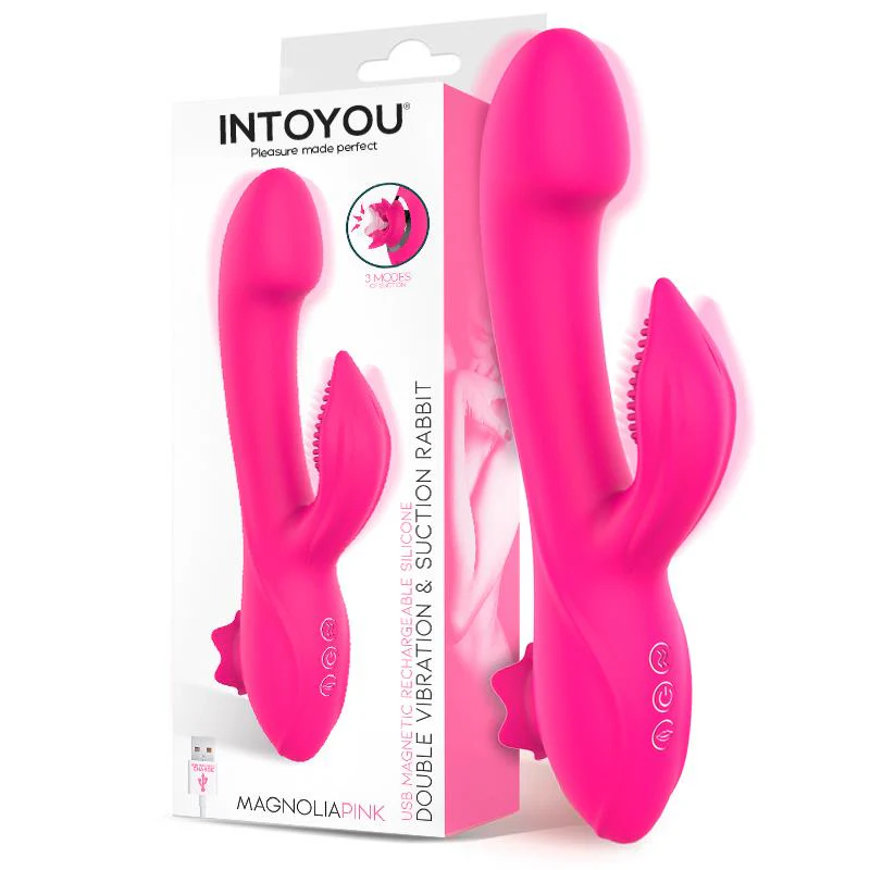 Magnoliapink 3-in-1 Suction Vibe