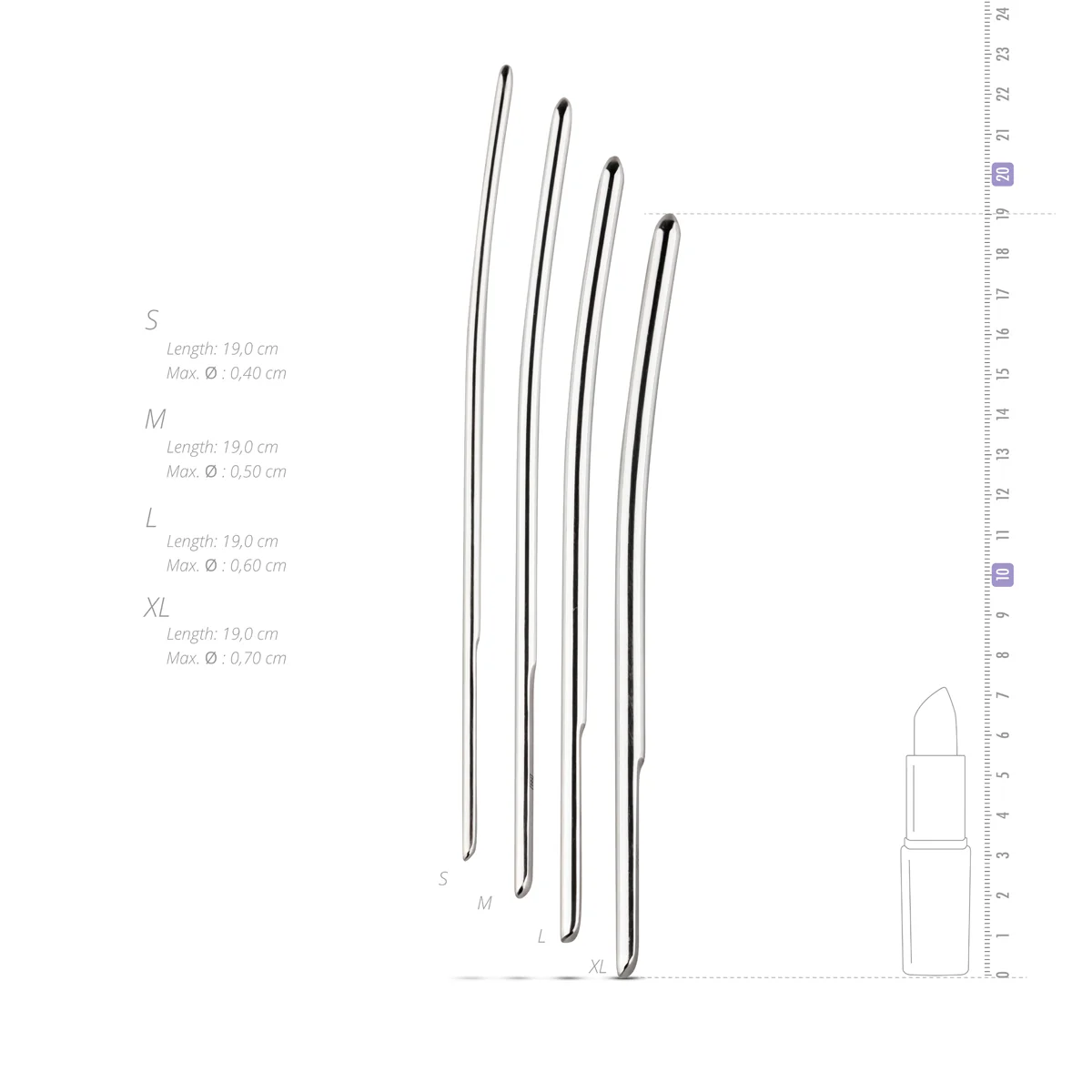 Metall Dilator Set - 4st - Image 5