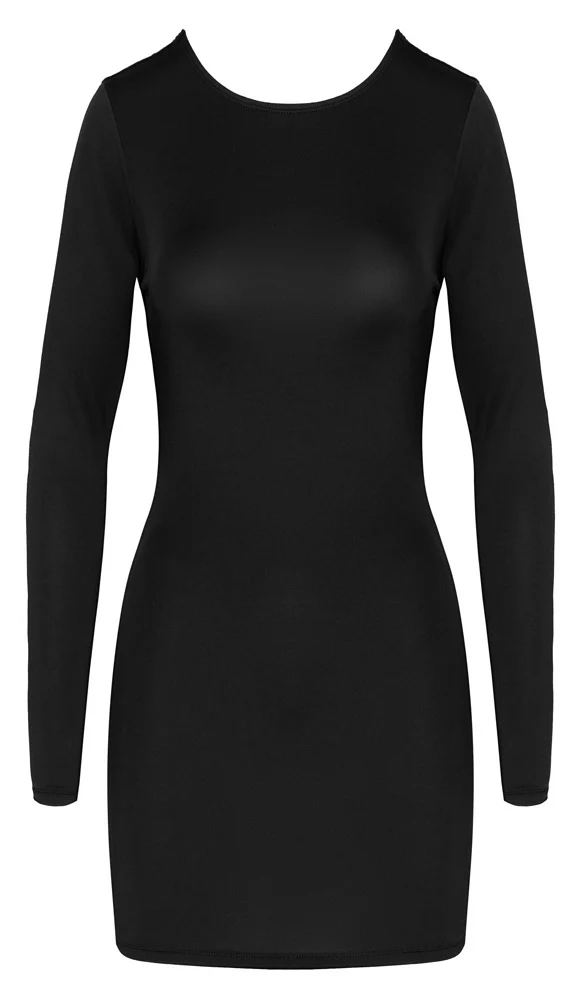 Mini Dress Svart med Öppen Rygg - Image 6