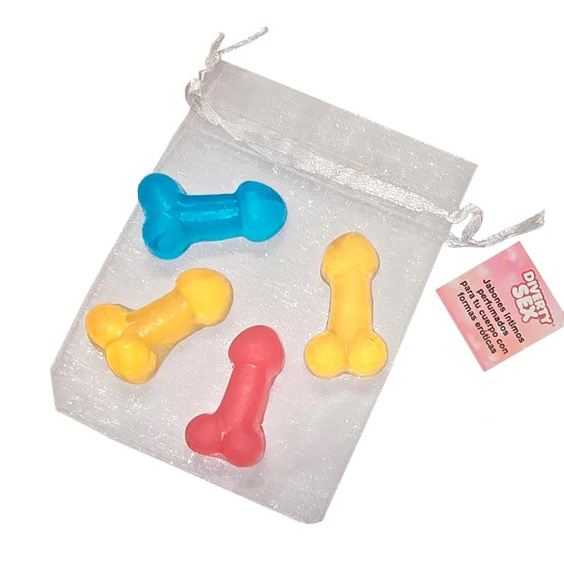 Mini Penis Soaps 4-pack