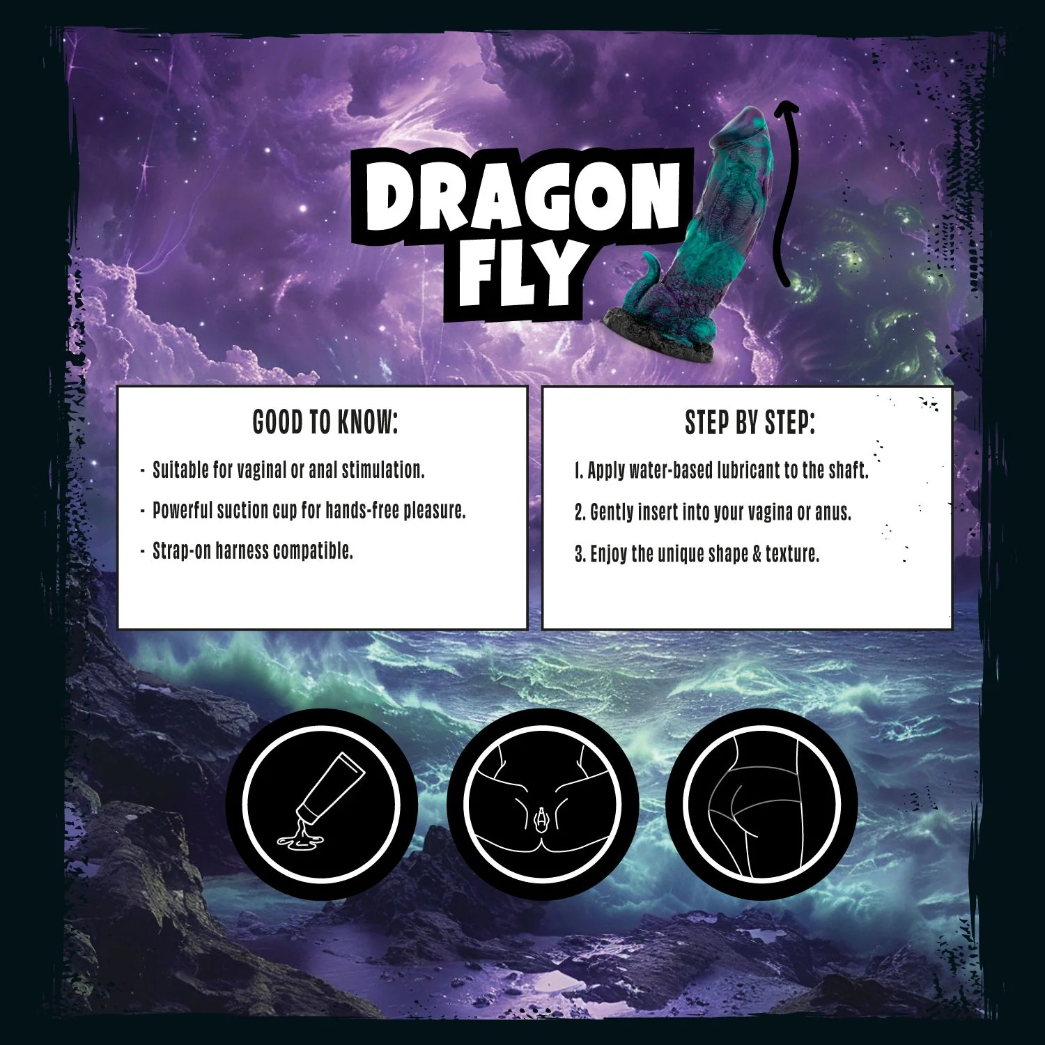 Mythical Mates Dragonfly Dildo 22 cm - Image 12