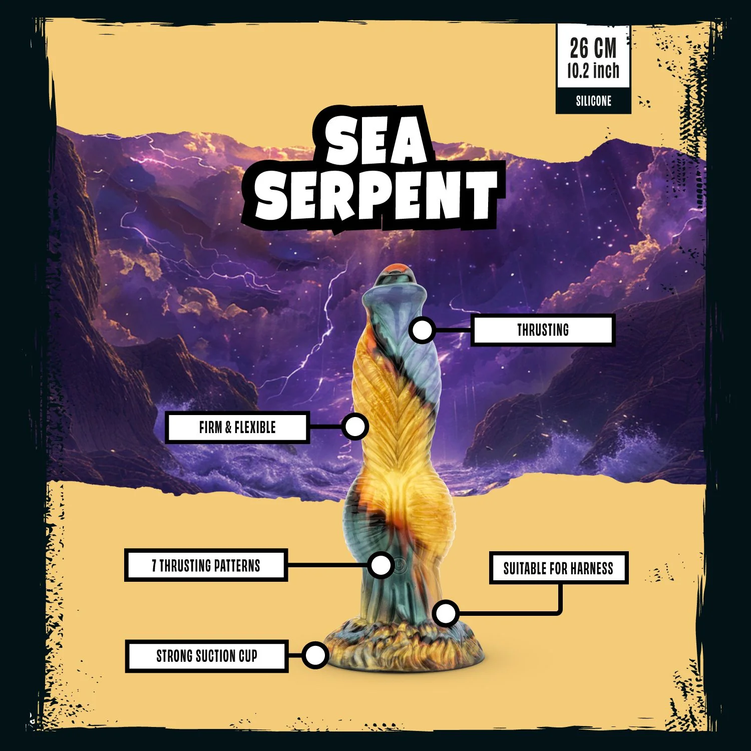 Mythical Mates Sea Serpent Dildo 26 cm - Image 12
