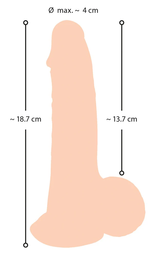Nature Skin Realistisk Dildo 18.7 cm - Image 9