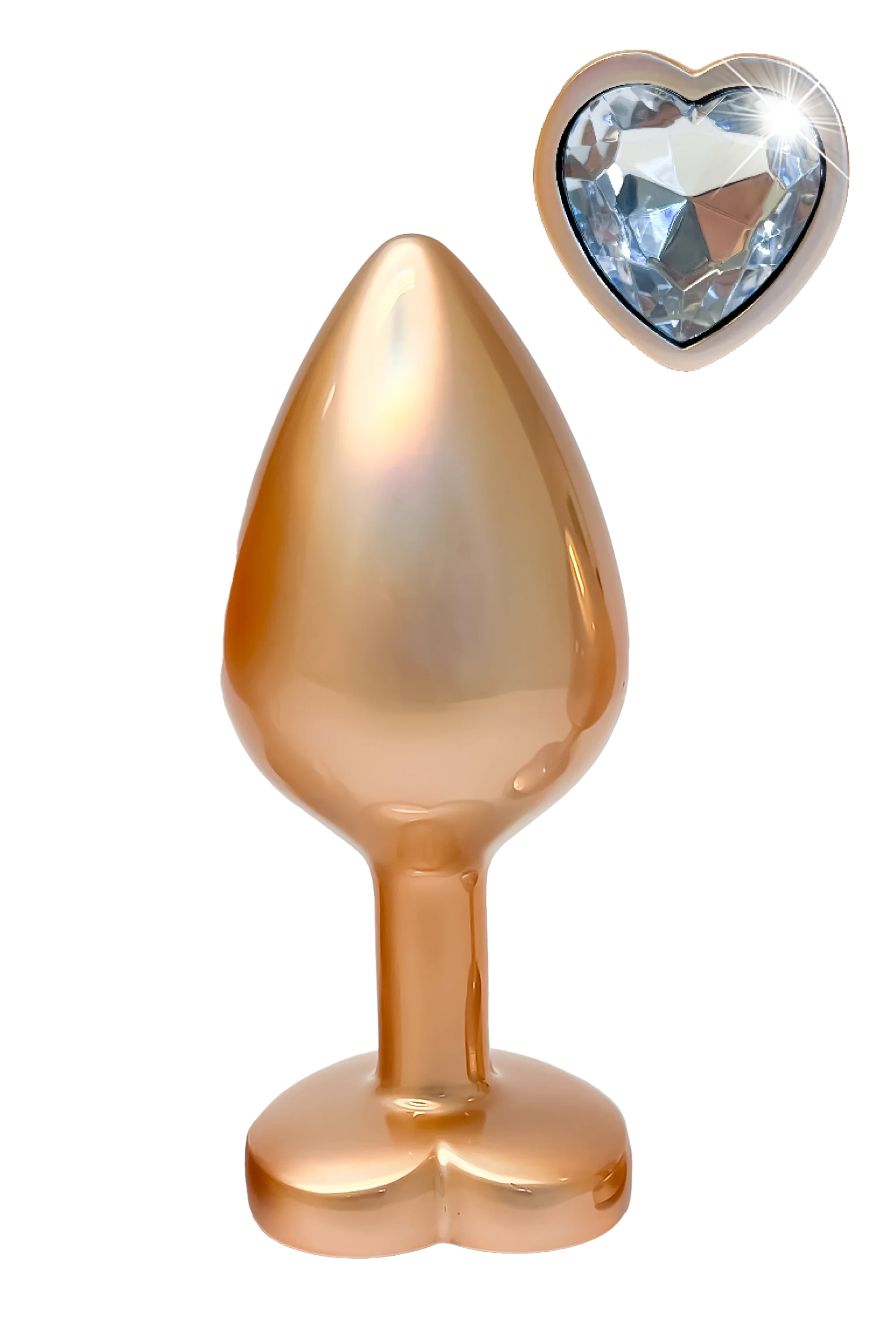 Pärlguld Buttplugg Medium