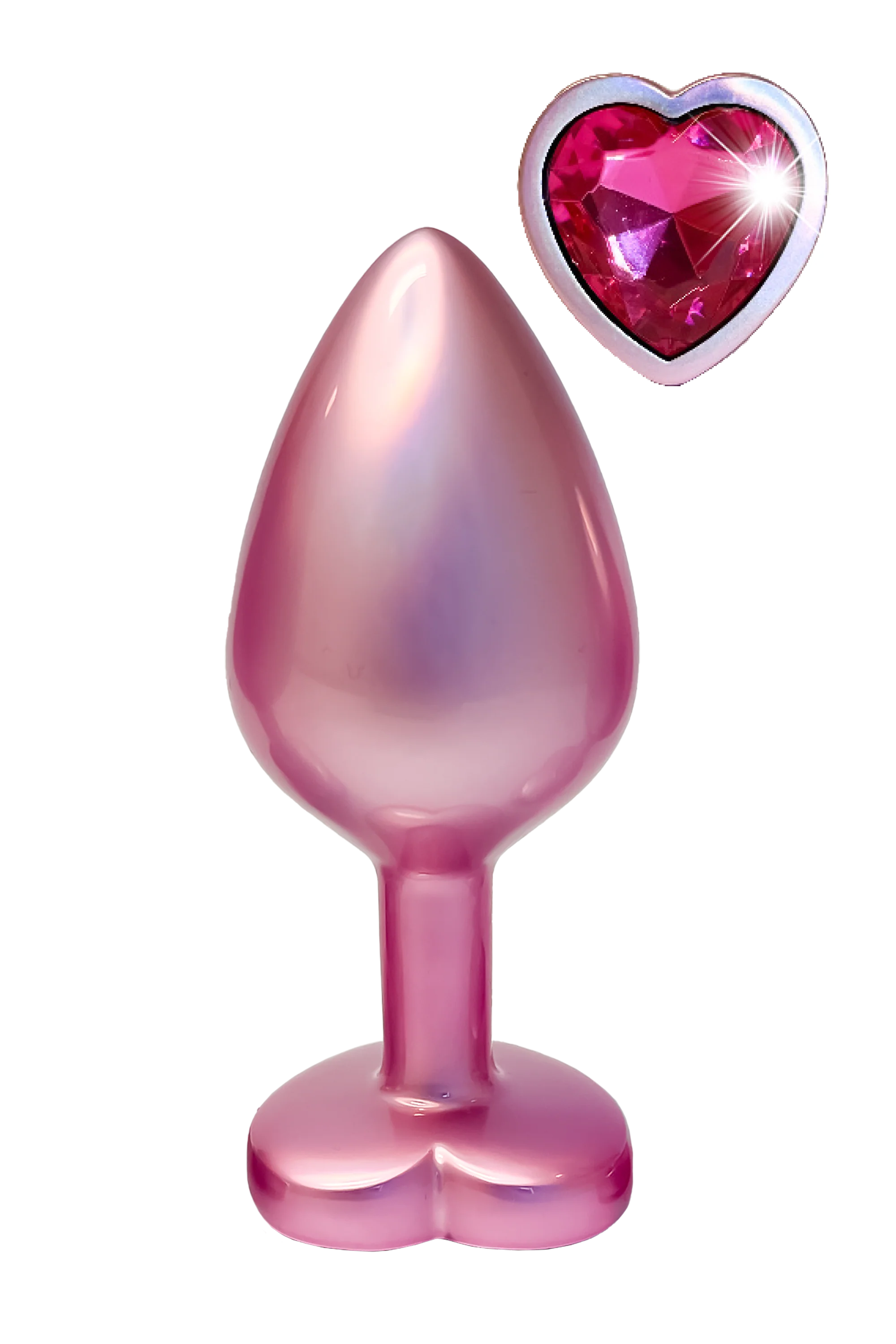 Pearl Pink Buttplugg Medium