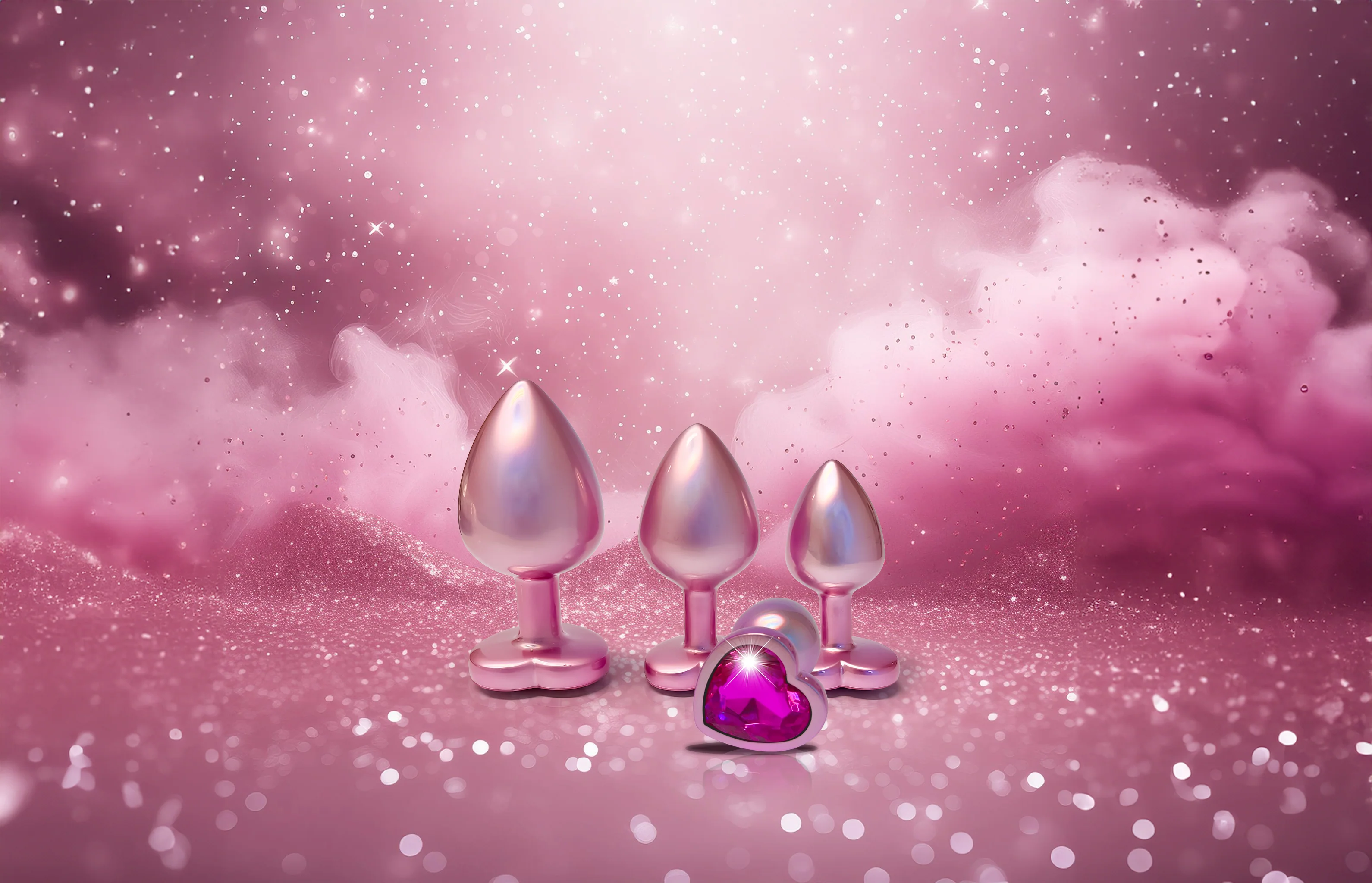 Pearl Pink Buttplugg Small - Image 7