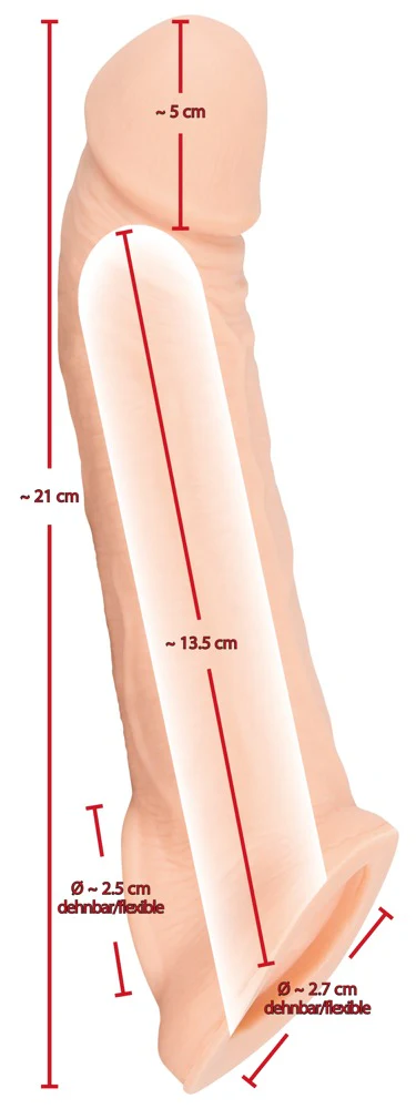 Penisförlängare - Nature Skin - Penis Sleeve - Image 5