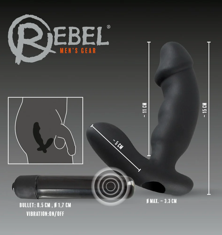 Prostatavibrator 15 cm Rebel - Image 5