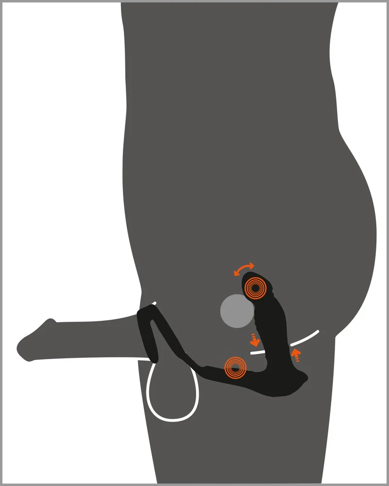 Prostatavibrator Med Fjärrkontroll Rebel - Image 7