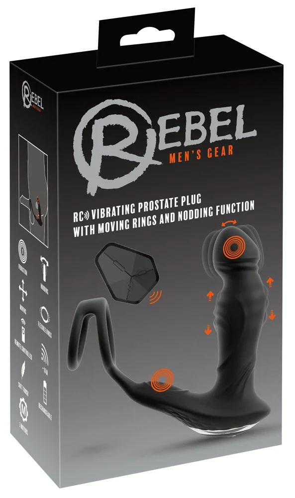 Prostatavibrator Med Fjärrkontroll Rebel - Image 8