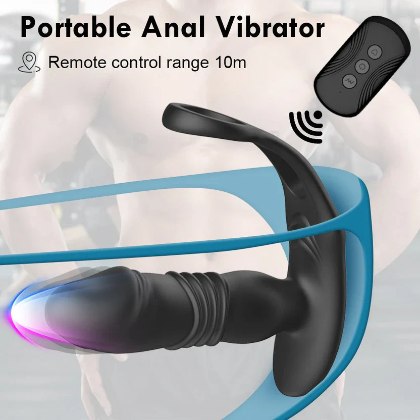 Prostatavibrator Thrusting & Fjärrkontroll - Image 2