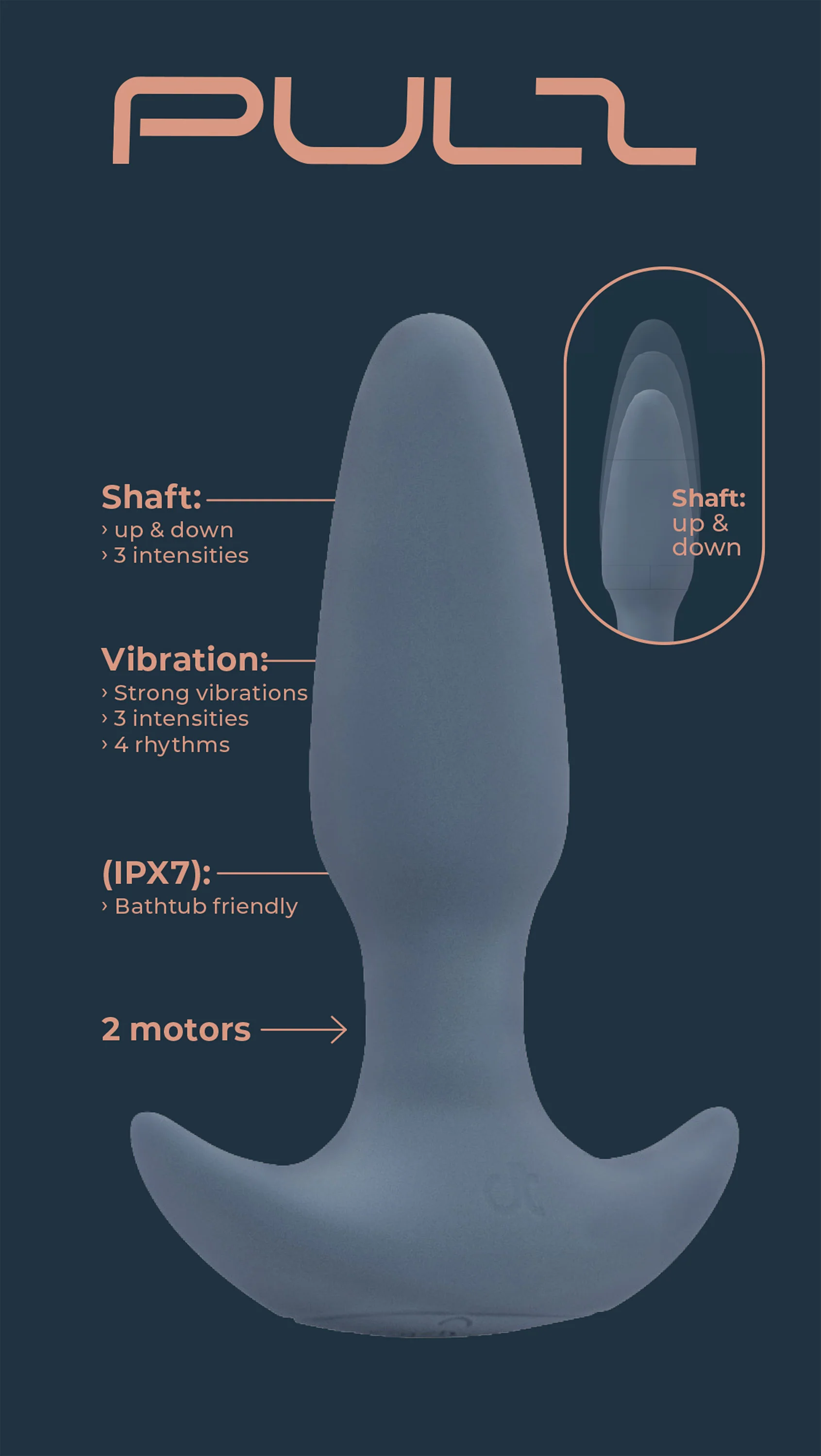 Pulz Anal Vibrator med Fjärrkontroll - Image 7