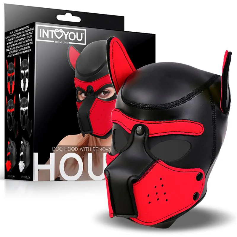 Pup Play Hundmask Neopren