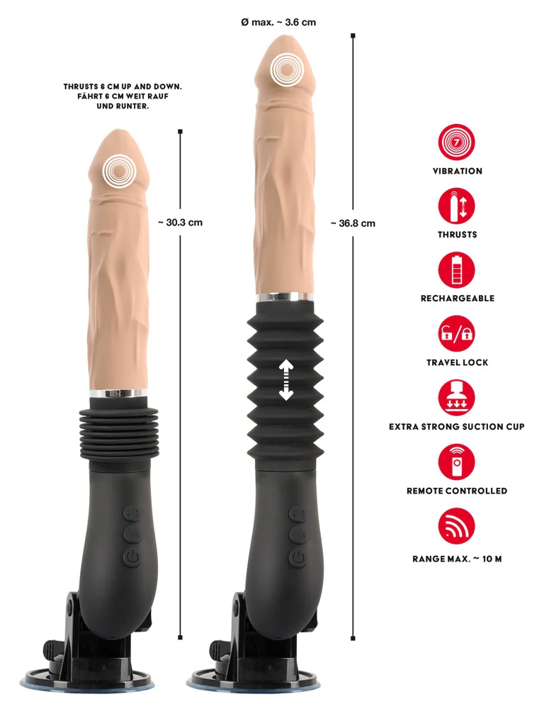 RC Fucking Machine Thrusting Vibrator - Image 5