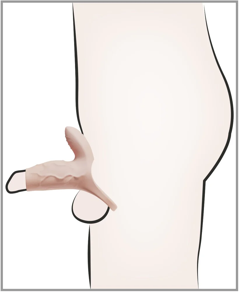 RealSleeve Penissleeve med Vibrator - Image 12
