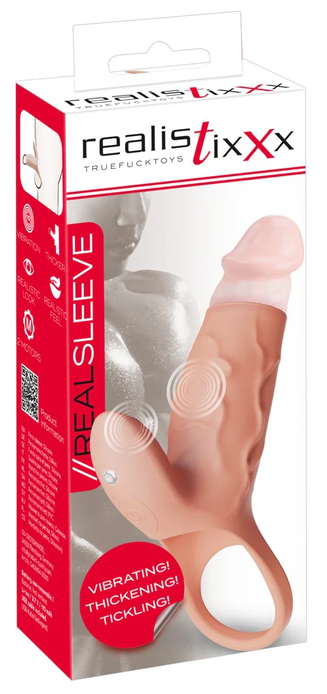 RealSleeve Penissleeve med Vibrator - Image 13