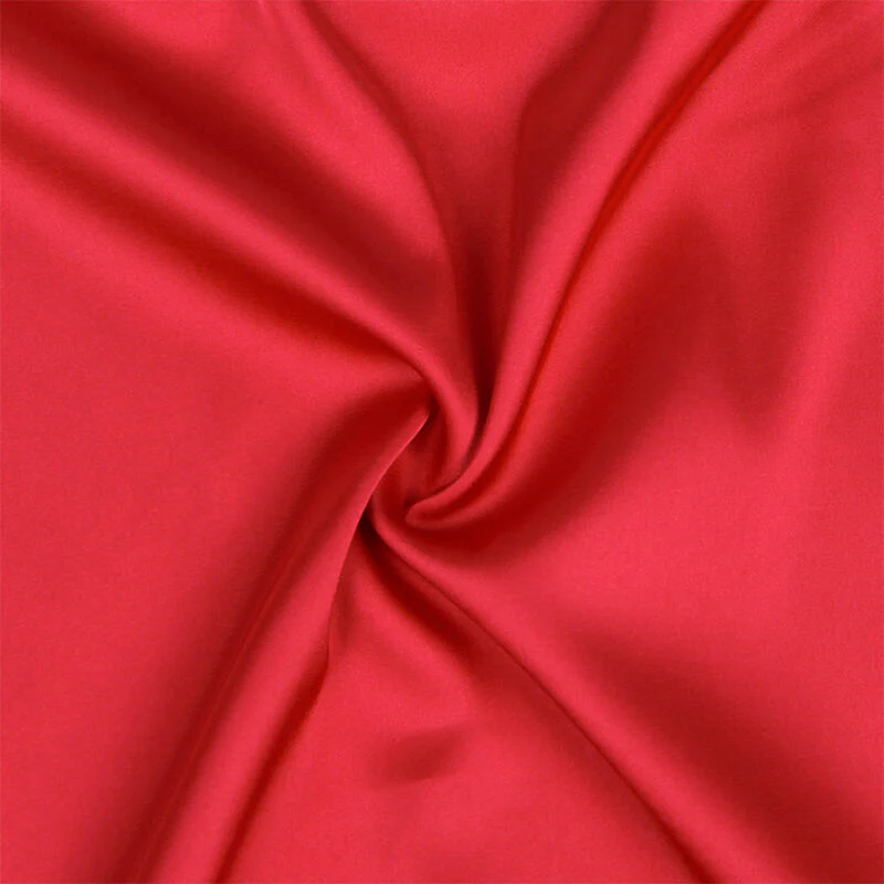 Satin Babydoll Röd Med Spets - Image 6