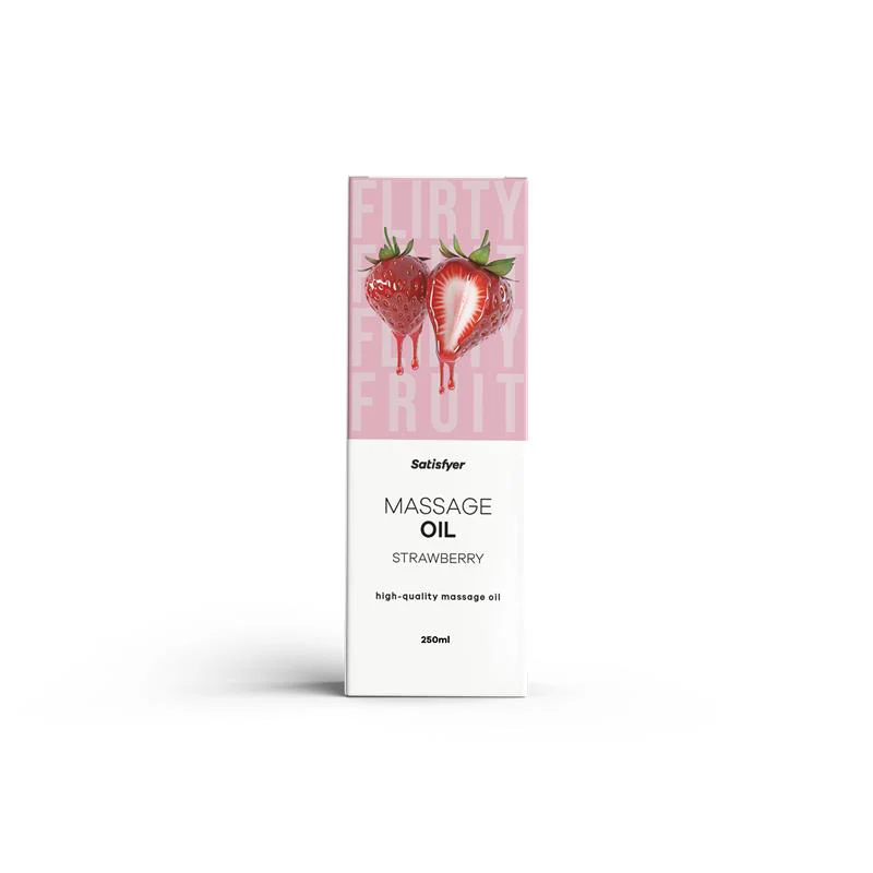 Satisfyer Massageolja Jordgubb 250 ml