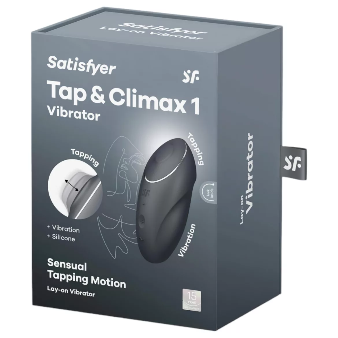 Satisfyer Tap & Climax 1 Grå - Image 7