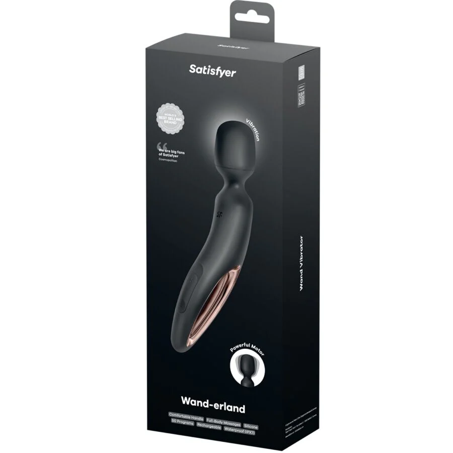 Satisfyer Wand Erland Svart - Image 6