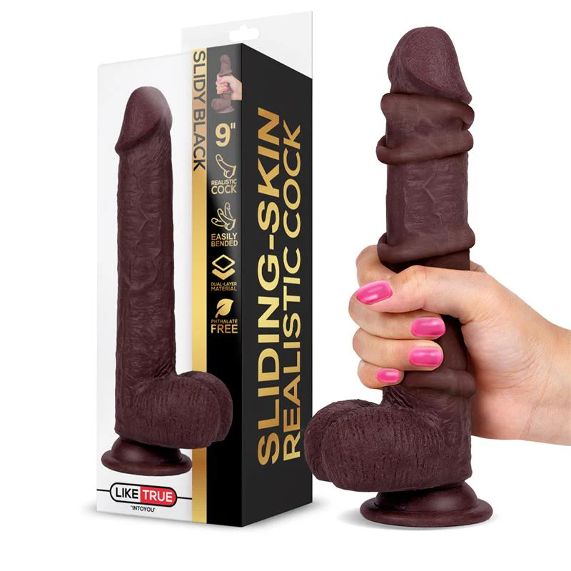 Slidy Dildo Dual Layer 22 cm