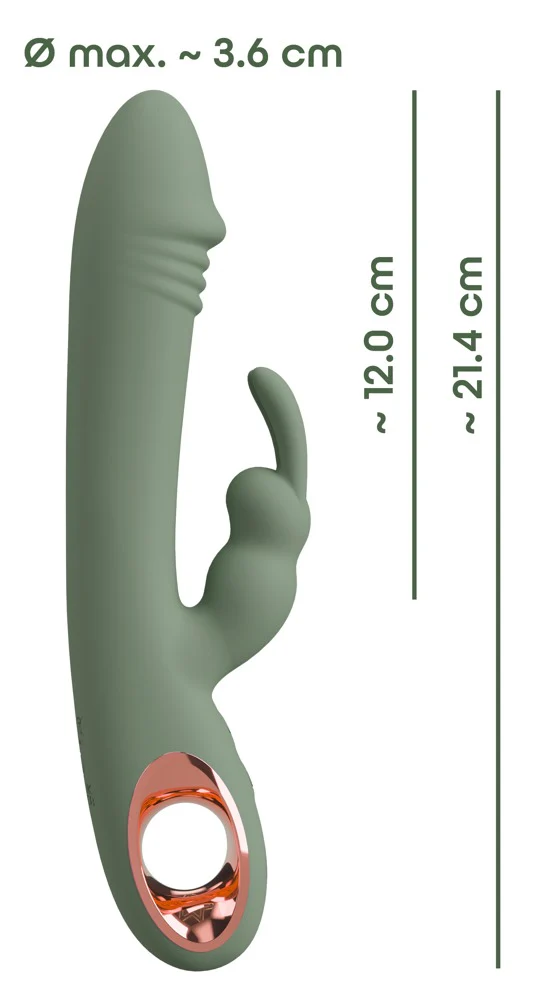 Slim Rabbit Vibrator Olive - Image 11