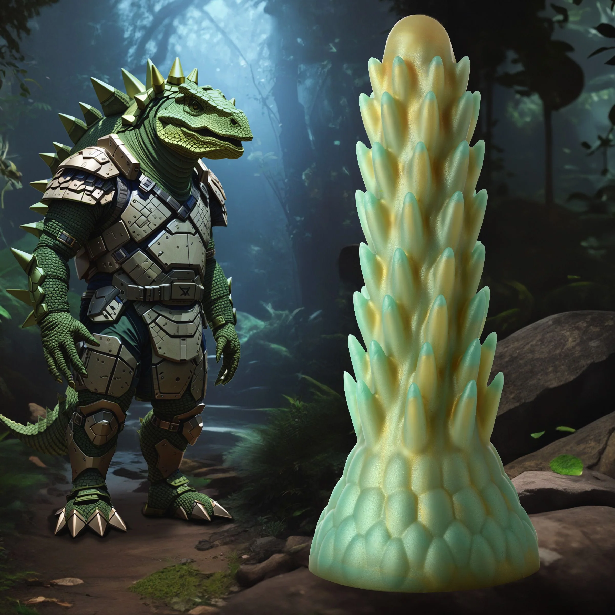 Stegosaurus Dildo Silikon - Image 13
