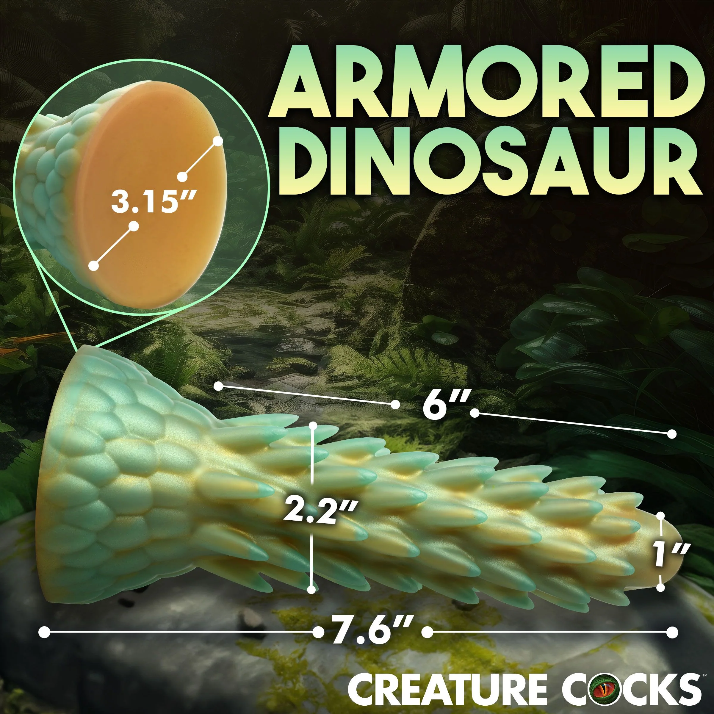 Stegosaurus Dildo Silikon - Image 9