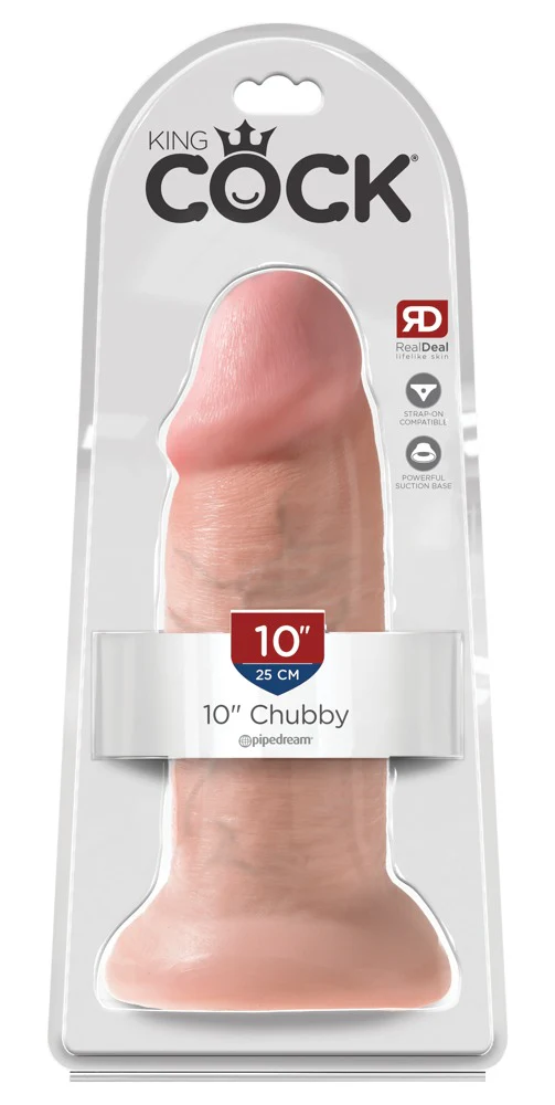 Stor Dildo - King Cock Chubby - 25 cm - Image 3